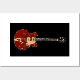 Chet Atkins Country Gentleman Guitar Posters and Art